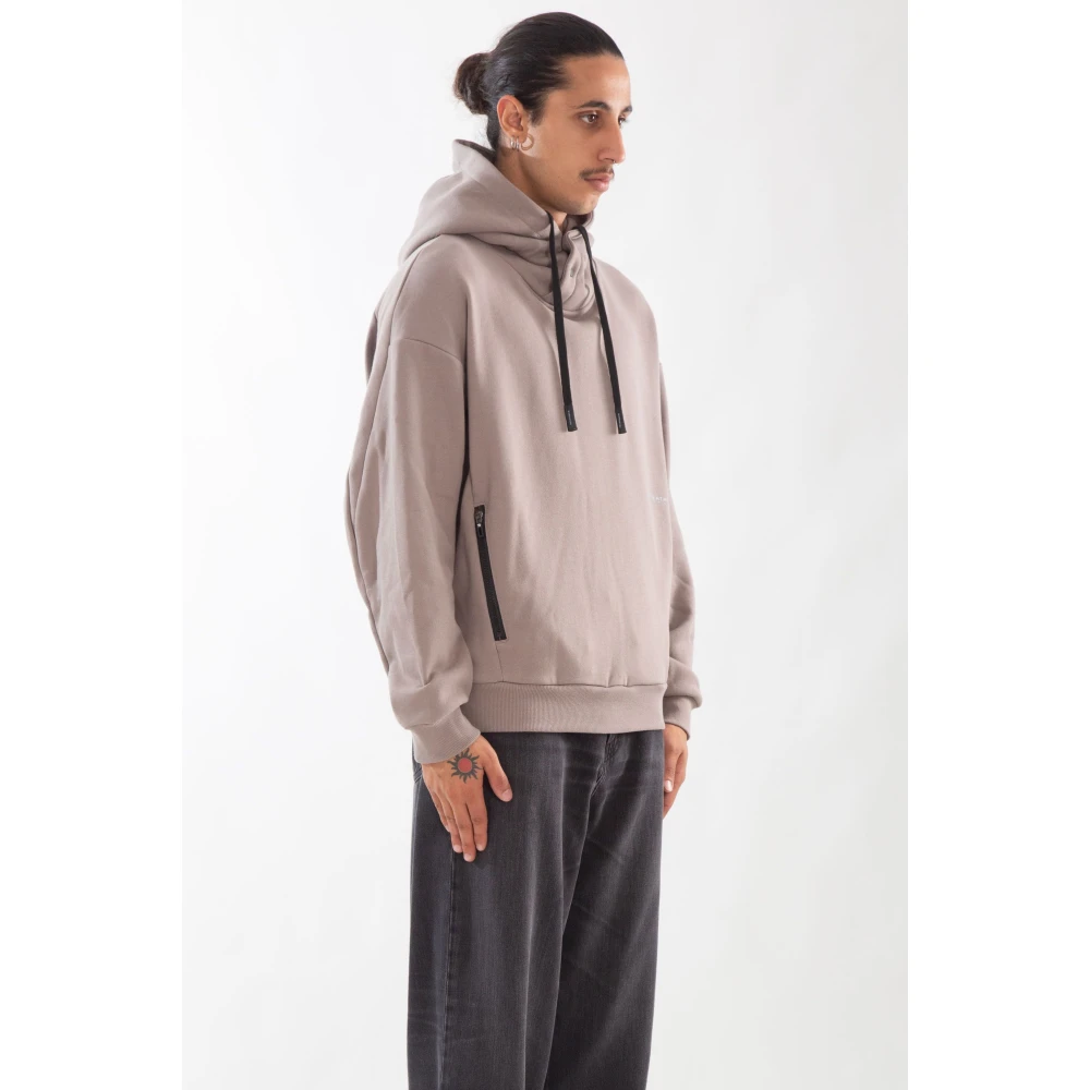 Krakatau Taupe Trekkoord Hoodie Beige Heren