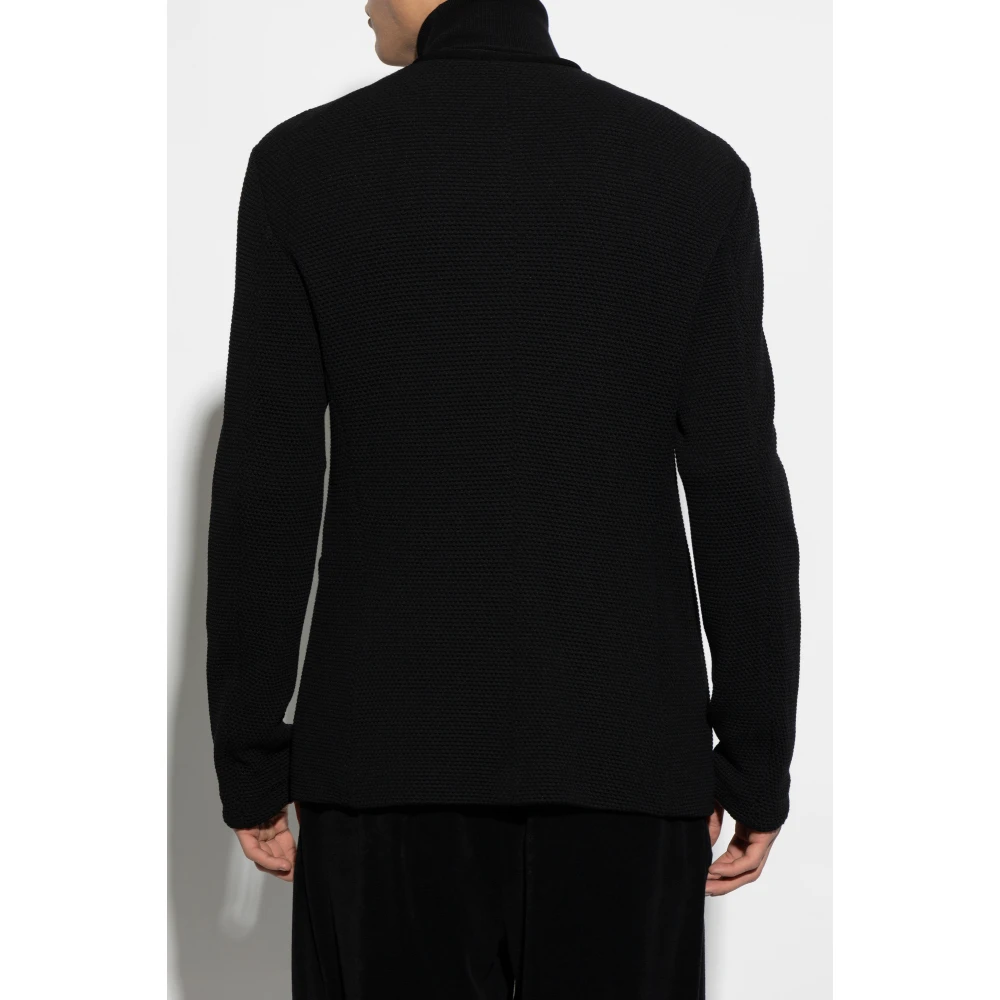 Giorgio Armani Vest met zakken Black Heren
