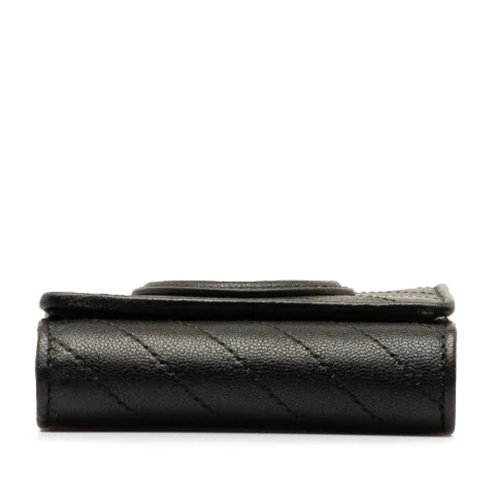 Gucci Vintage Pre-owned Leather wallets Black Dames