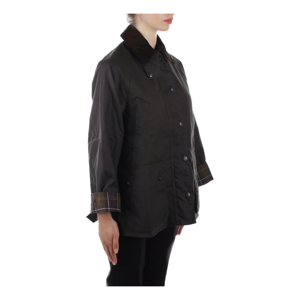 Barbour Stijlvolle Jassen met Voorlogo Green Dames