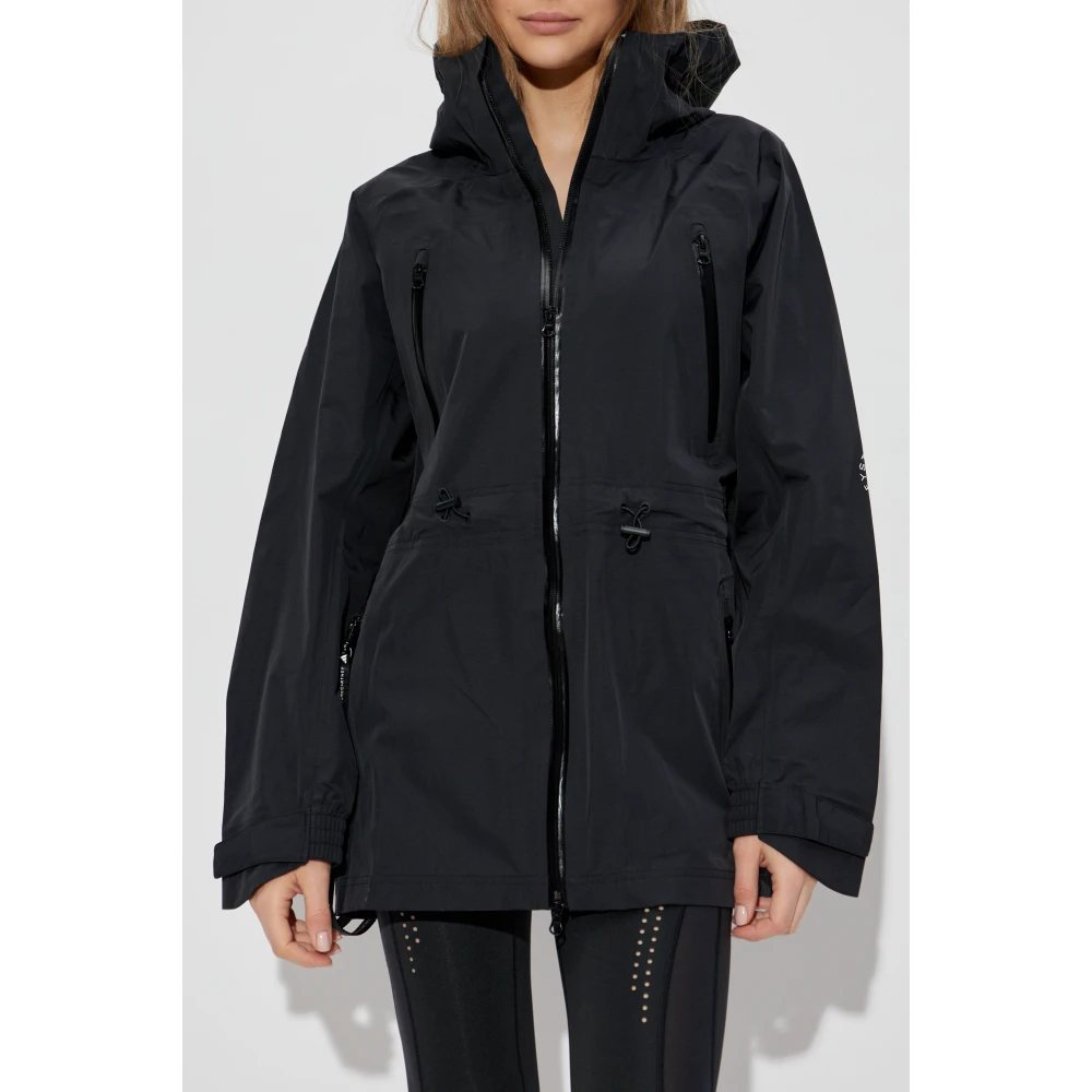 adidas by stella mccartney Losjes Zittende Hoodie Jacket Black Dames