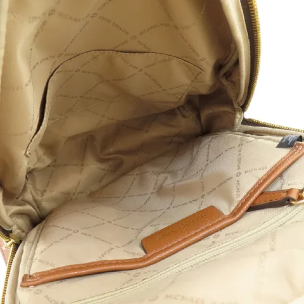 Michael Kors Pre-owned Plastic backpacks Brown Dames