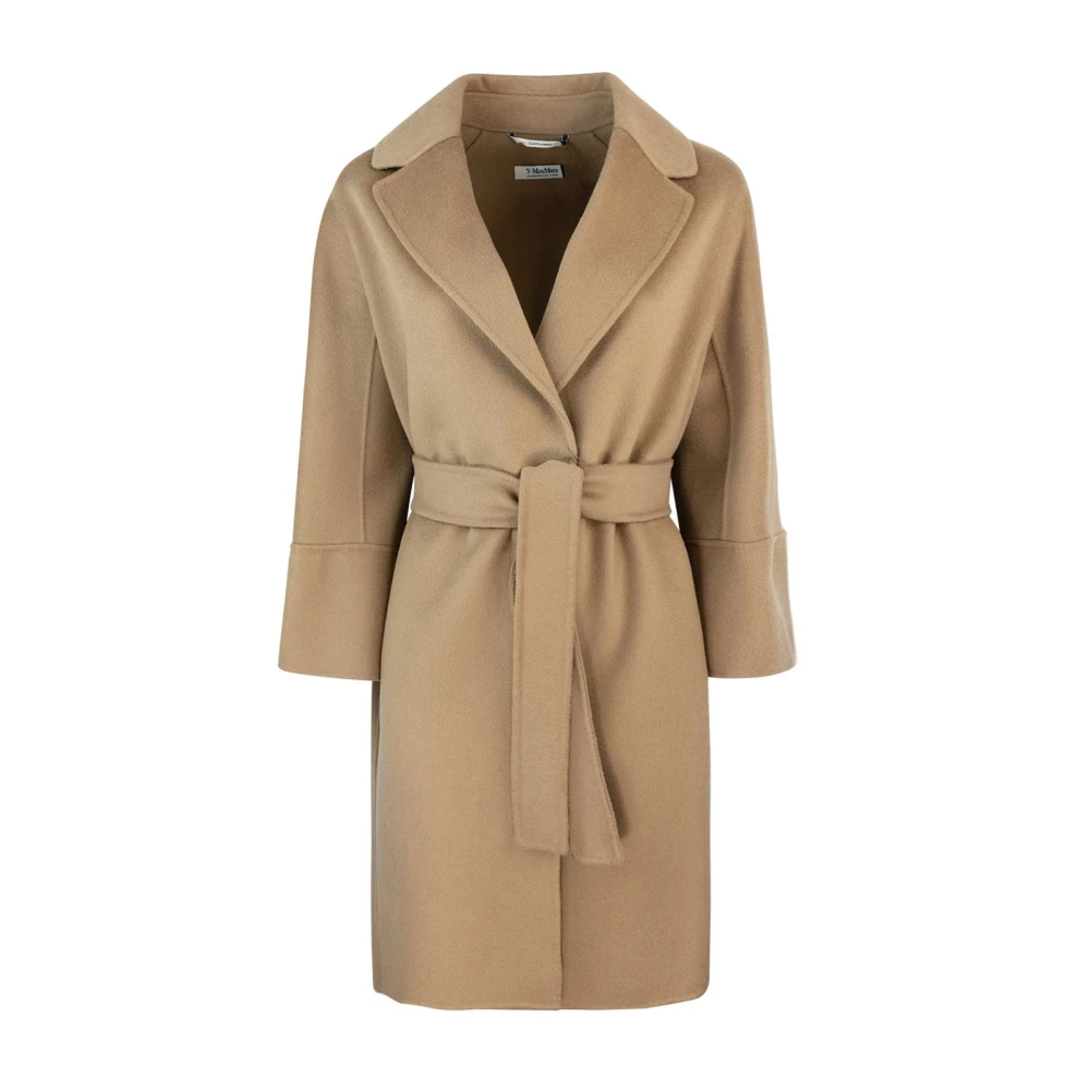 Max Mara Studio Vrouw Bruin Jassen Dames, S, Wol, Arona Jas