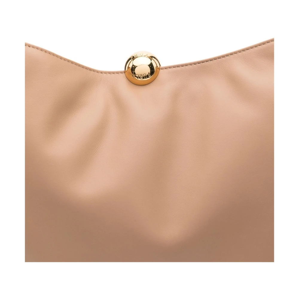 Furla Zachte Schoudertas Beige Dames