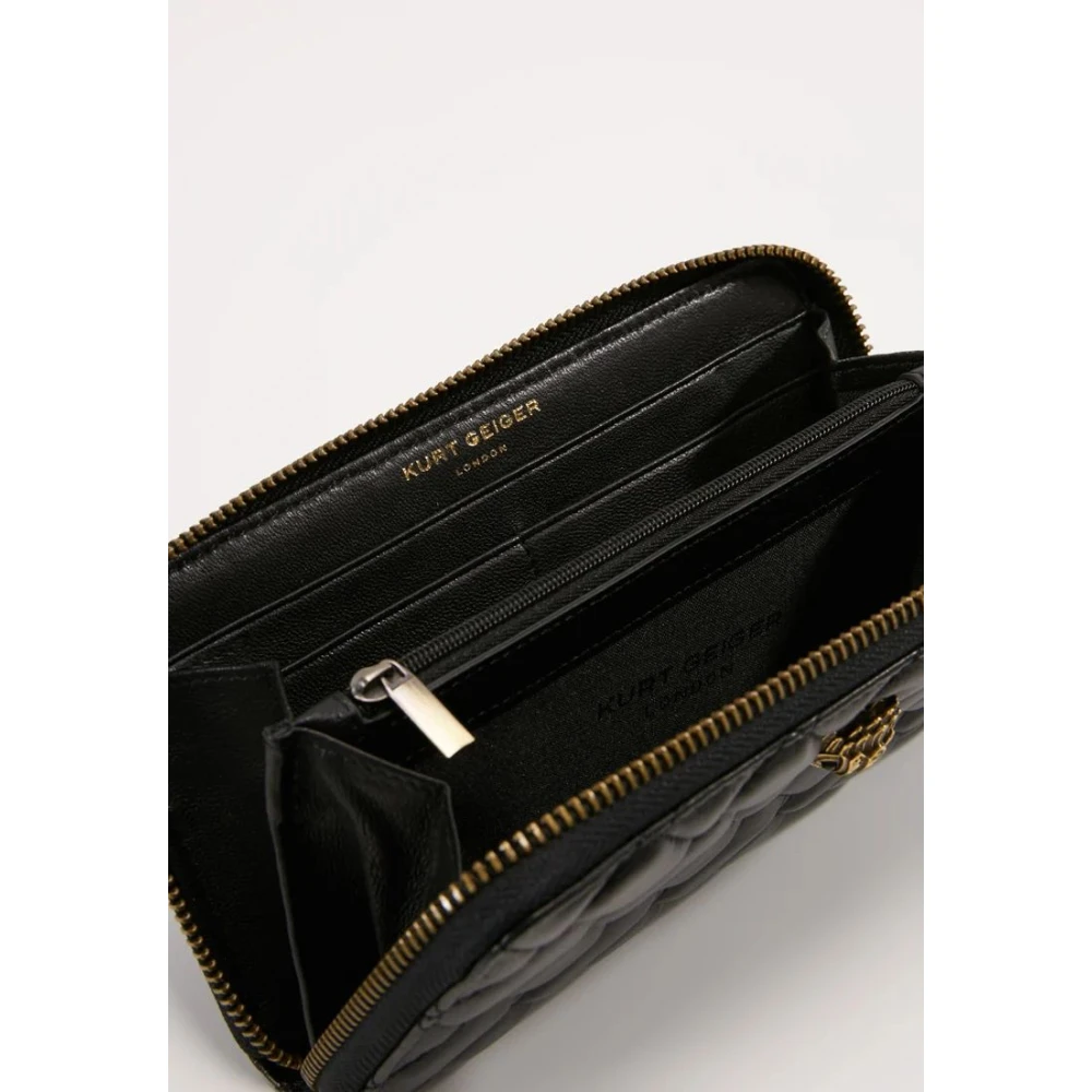Kurt Geiger Zwarte Portemonnees voor Mannen Black Dames