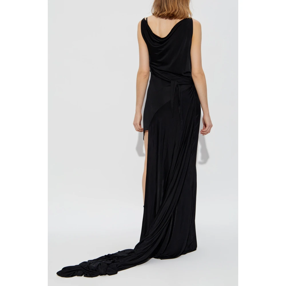 Dsquared2 Jurk met bandjes Black Dames