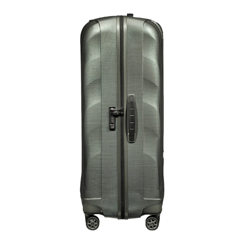 Samsonite Groene Trolley Koffer met TSA-slot Green Unisex