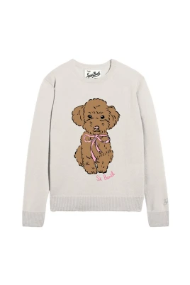 Poodle Bow Sweater