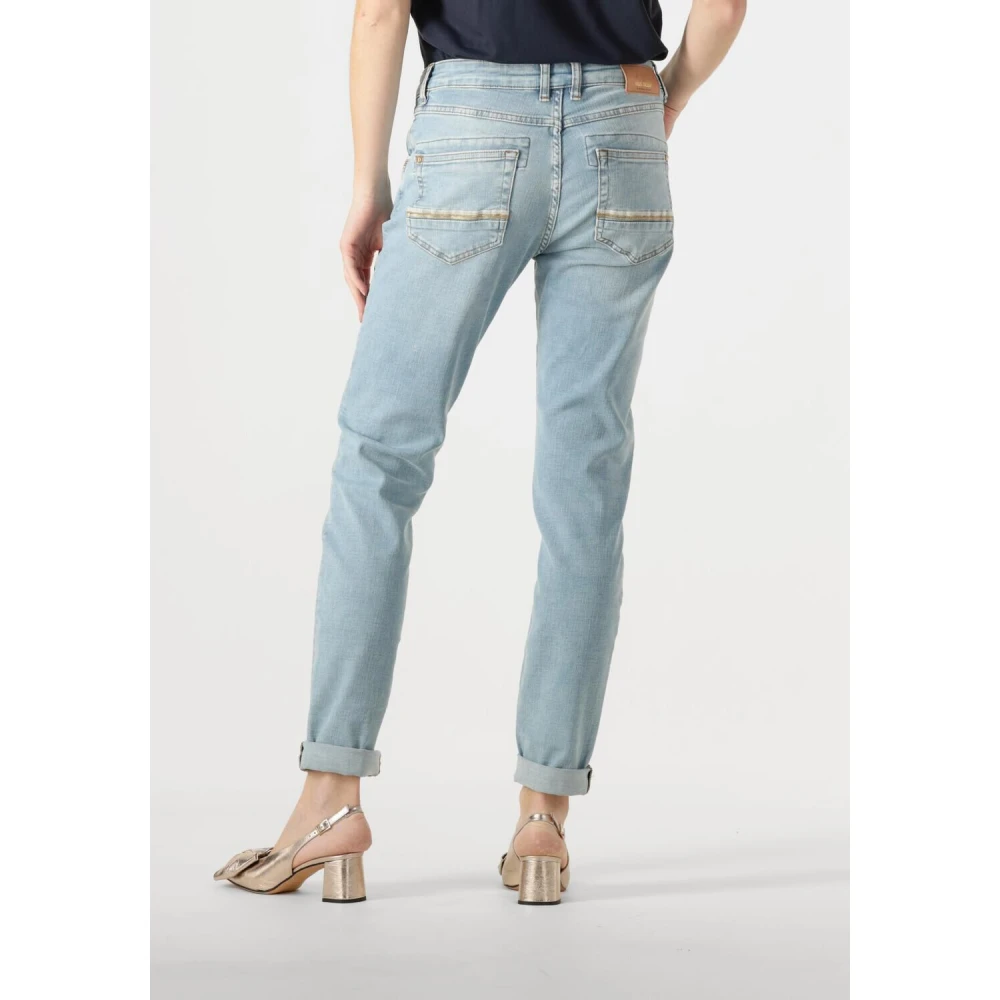 MOS MOSH Slim Fit Mmnaomi Light Perla Jeans Blue Dames
