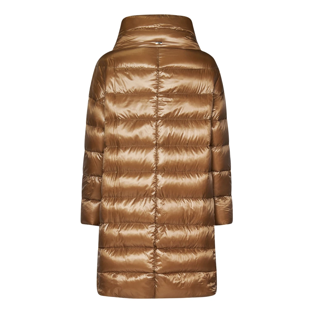 Herno Bruine Elegante Jas & Jas Aw24 Brown Dames