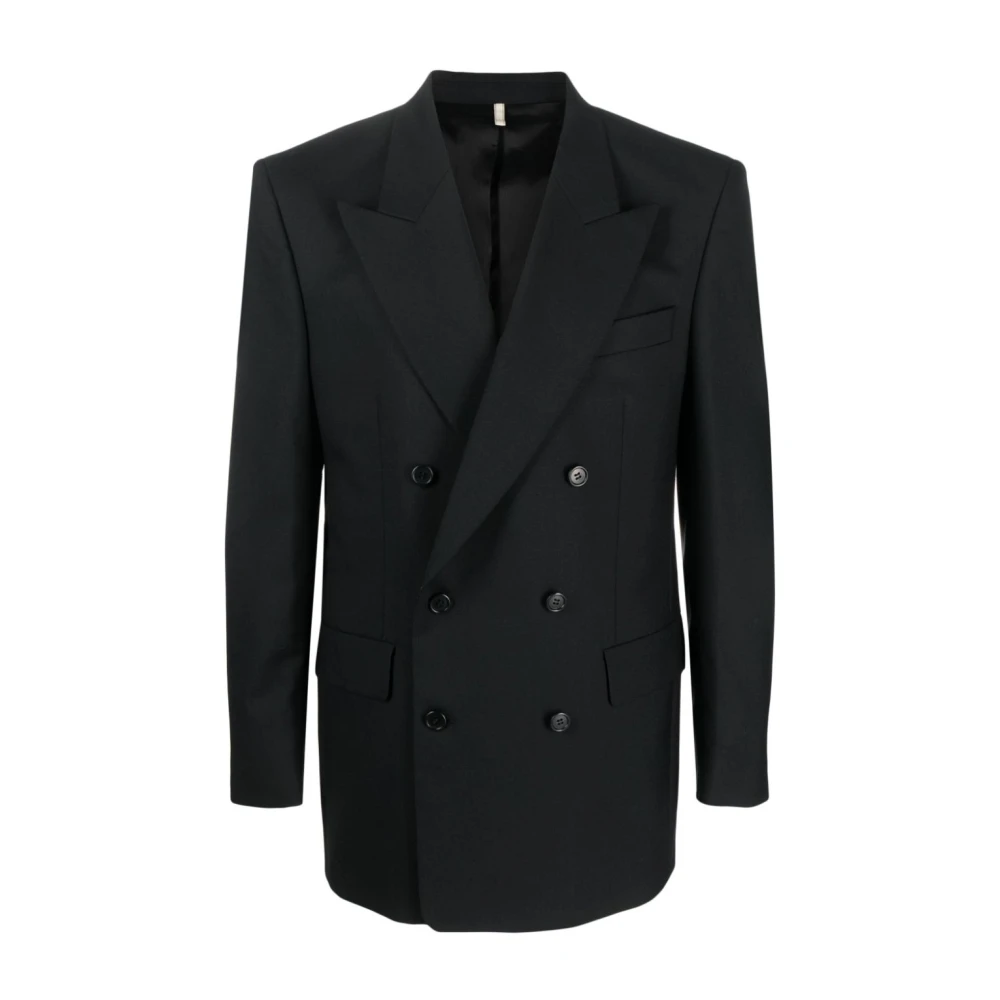 Sunflower Zwarte Blazer Jas Black Heren