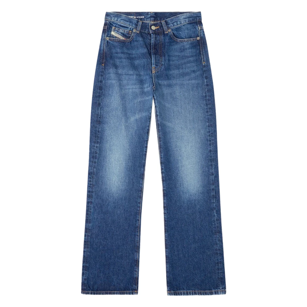 Diesel Women's Blue 1971 D-Sent - Straight Fit Jeans - W25 - Jeans