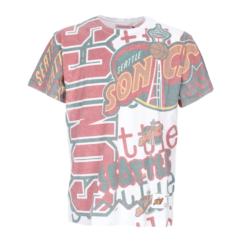 Mitchell & Ness Seattle Supersonics Feest T-shirt Multicolor Heren