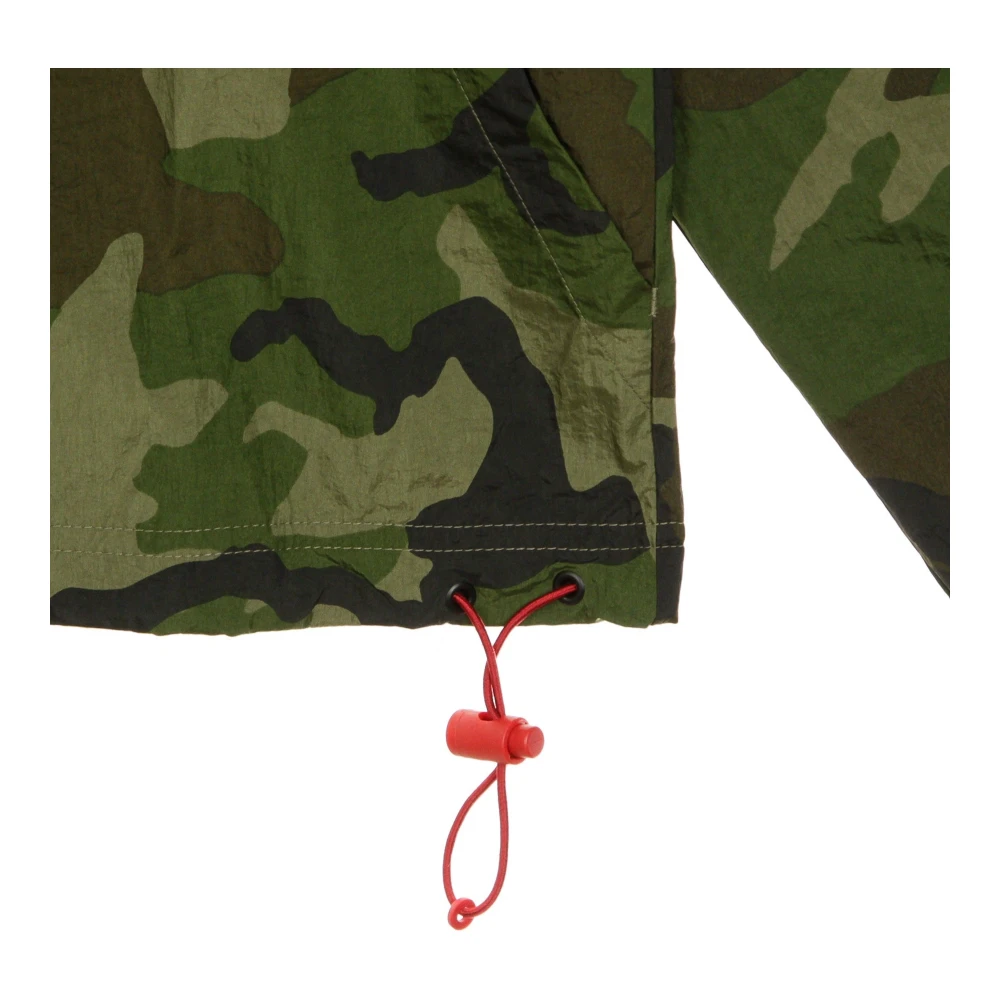 Jordan Klassieke Windbreaker in Olijf Zwart Rood Green Heren