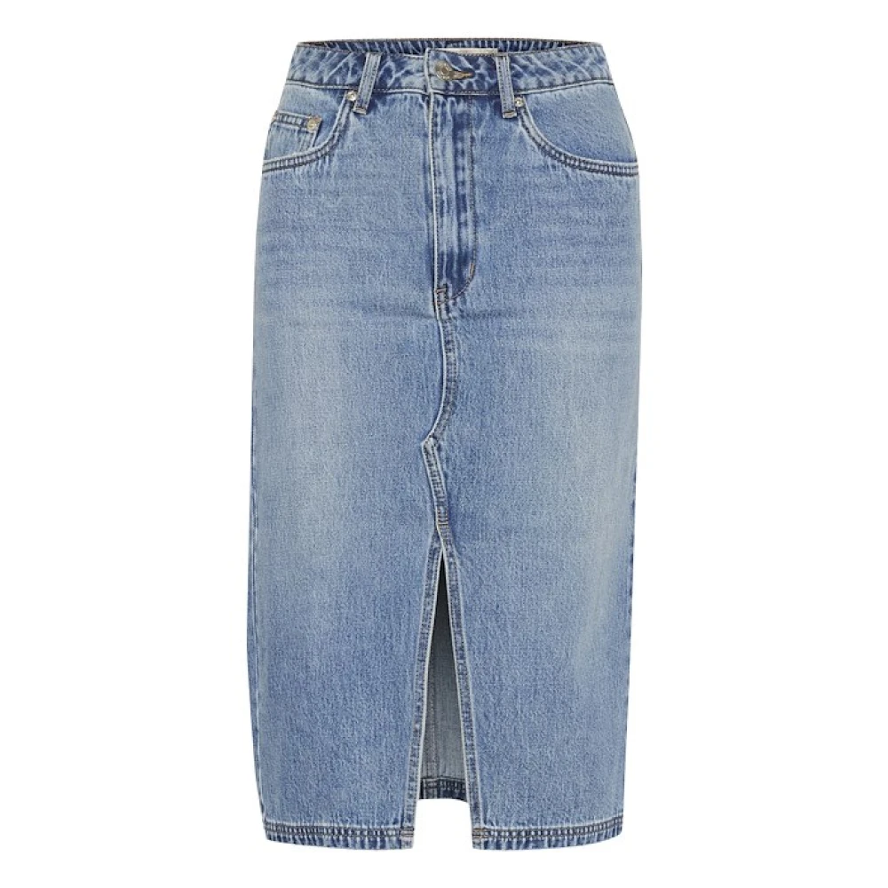 Gestuz Gzlayza Pencil Rok Blue Dames