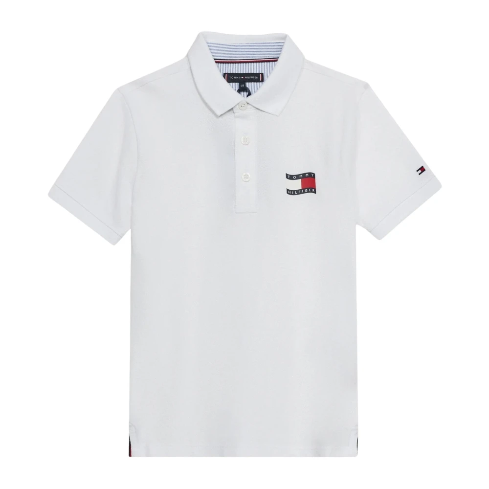 Tommy Hilfiger Boys White Kids - Kids Short Sleeve T-Shirts - 5 Y - Kids