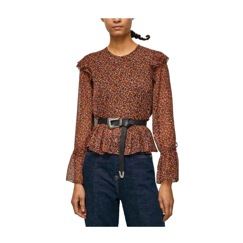 Pepe Jeans Women's Orange Blouses - Blouses - Xs - Blouses & Shirts