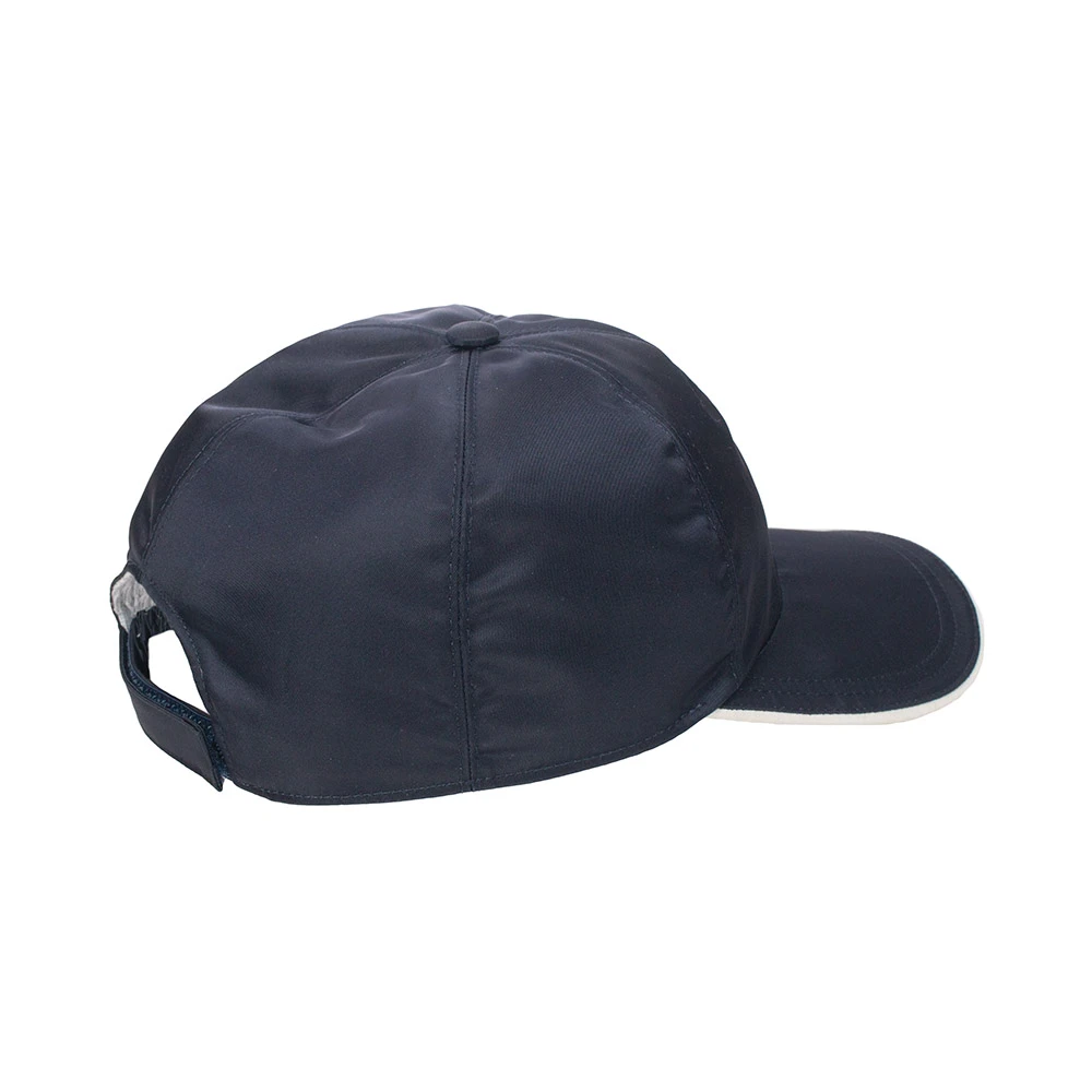 Kiton Verstelbare baseballpet met logo Blue Heren