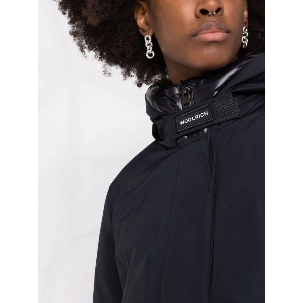 Woolrich Blauwe Jassen voor Mannen Blue Dames