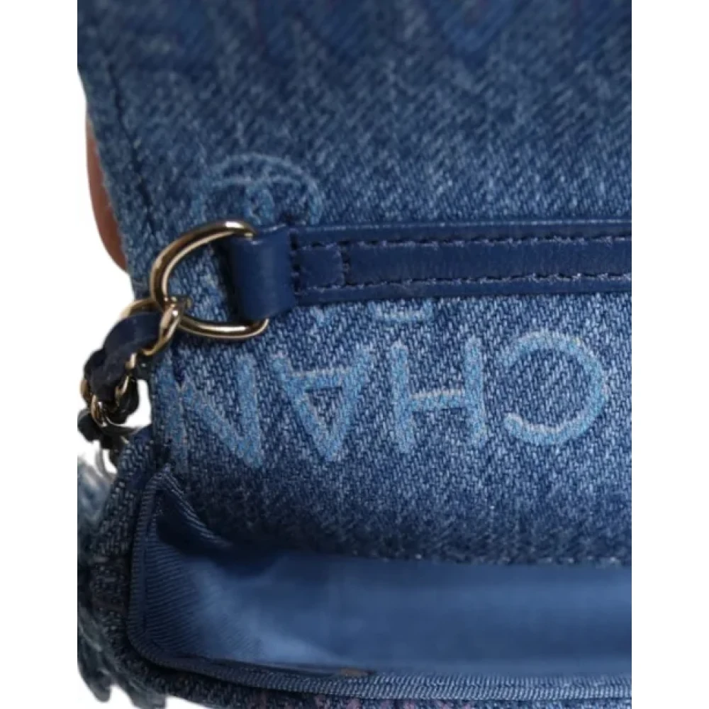 Chanel Vintage Pre-owned Denim chanel-bags Blue Dames