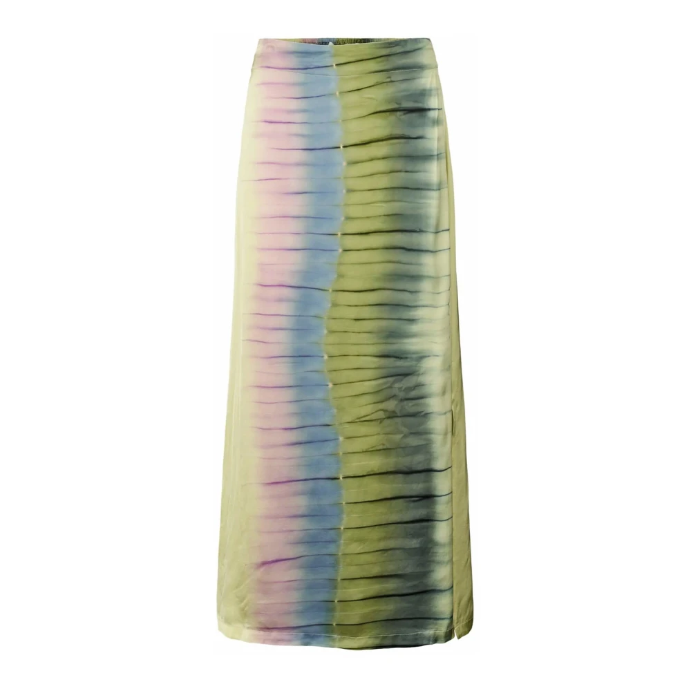 Rabens Saloner Tie-Dye Isold Rok Multicolor Dames