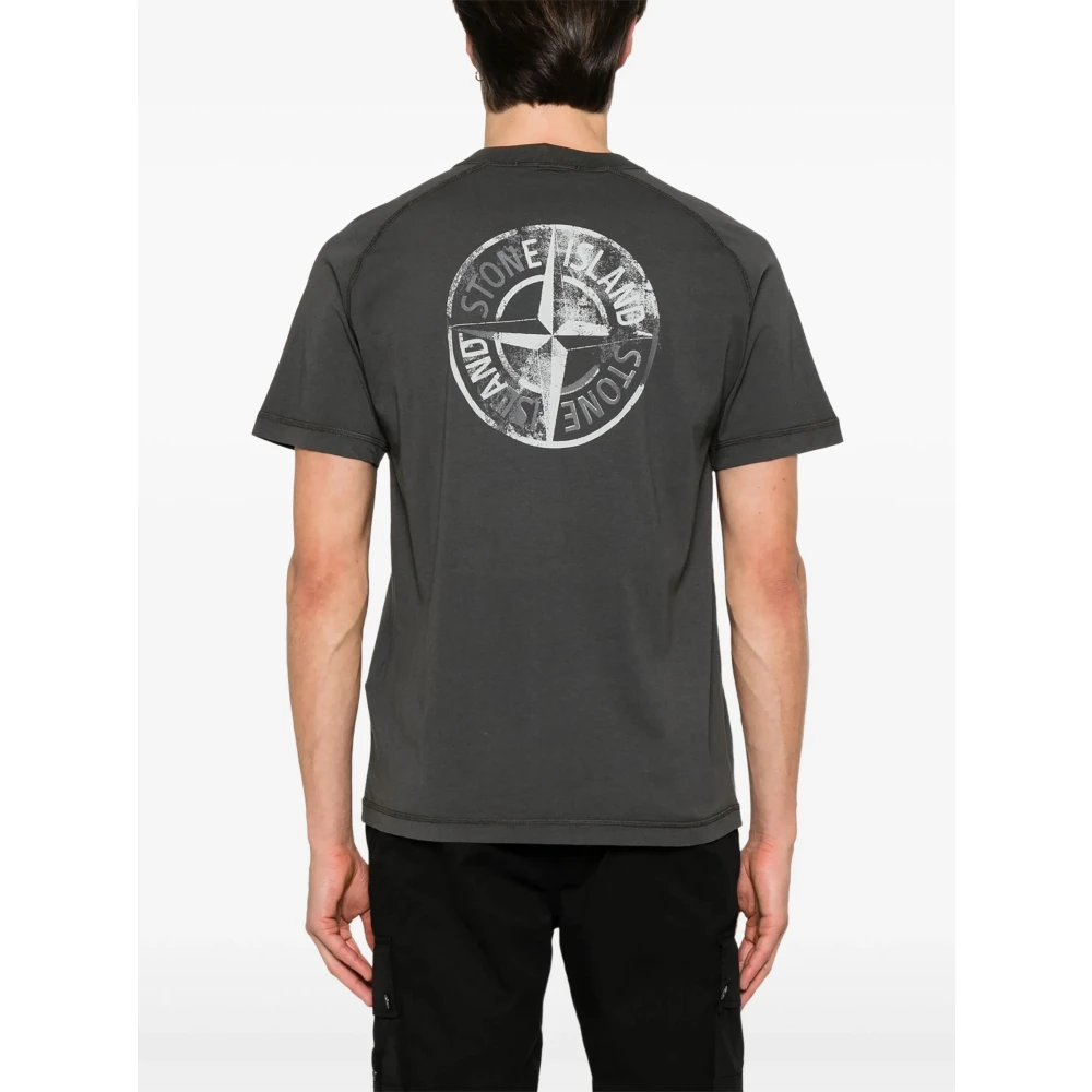 Stone Island Stijlvolle T-shirts en Polos Gray Heren