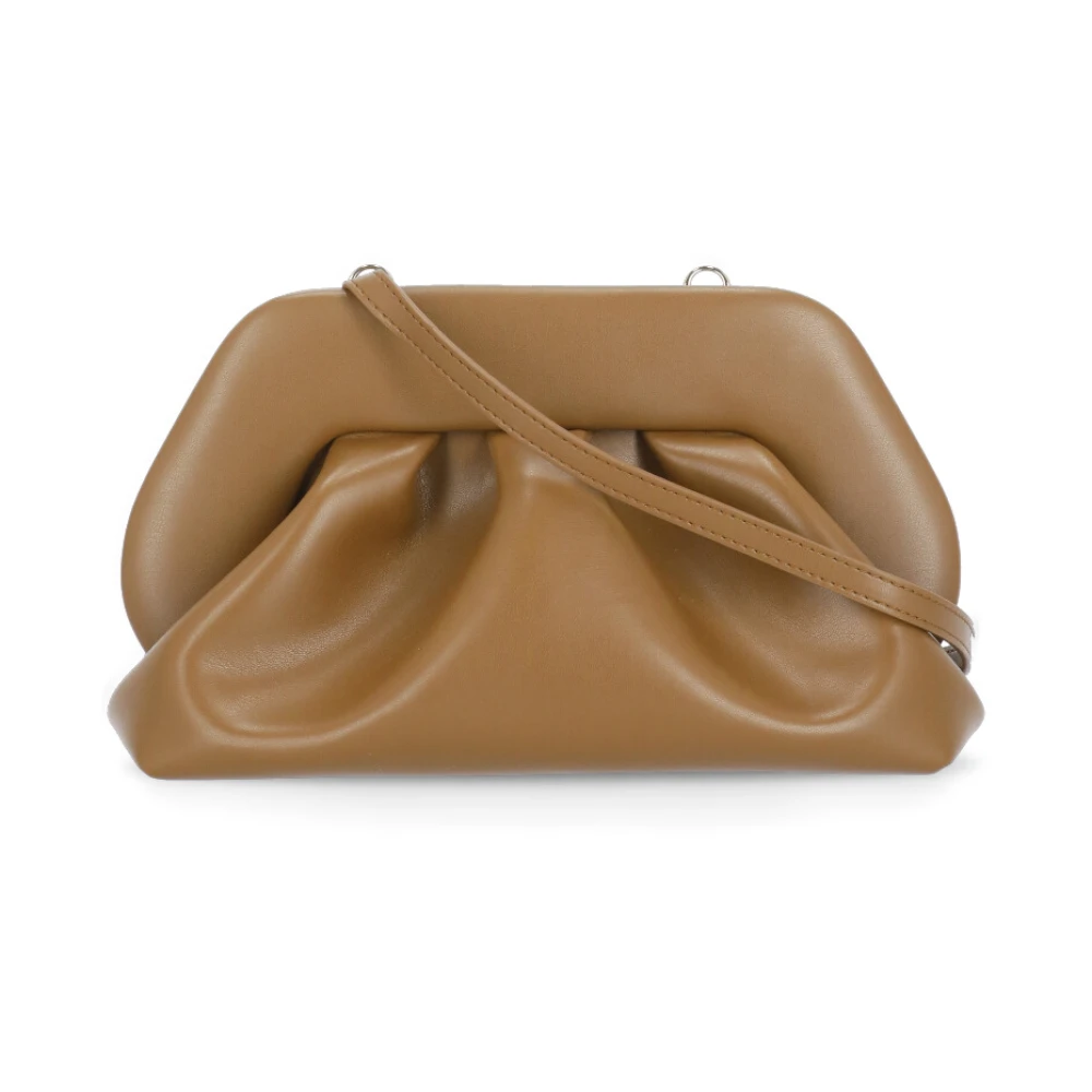 THEMOIRè Bruine vegan leren schoudertas Brown Dames