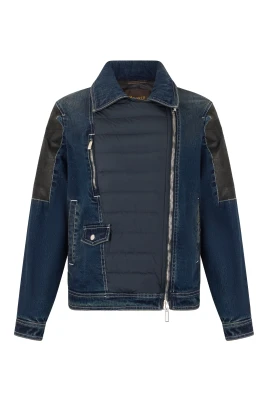 Denim-Trim Vadderad Jacka