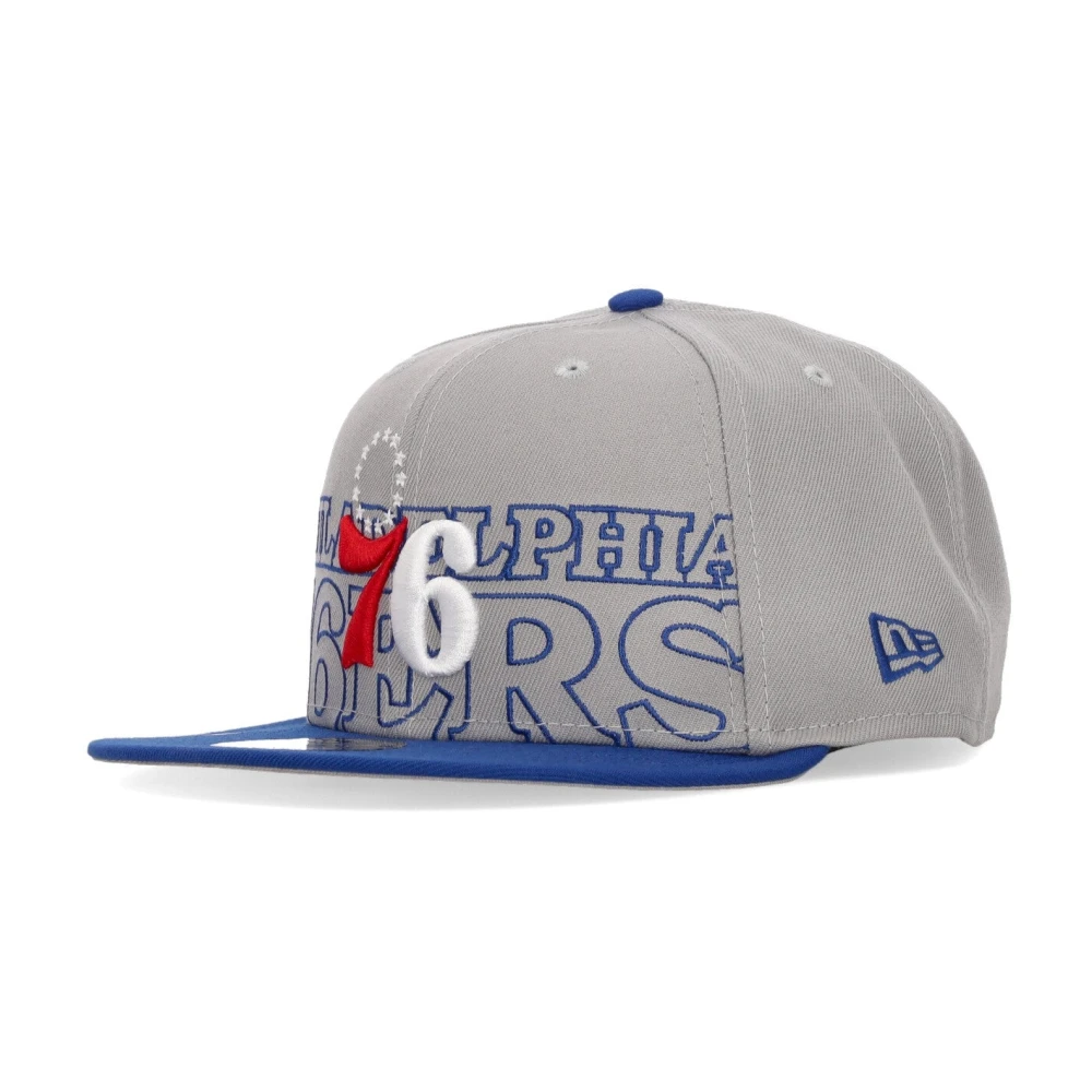 New era NBA Draft 76ers Flat Brim Cap Multicolor Heren