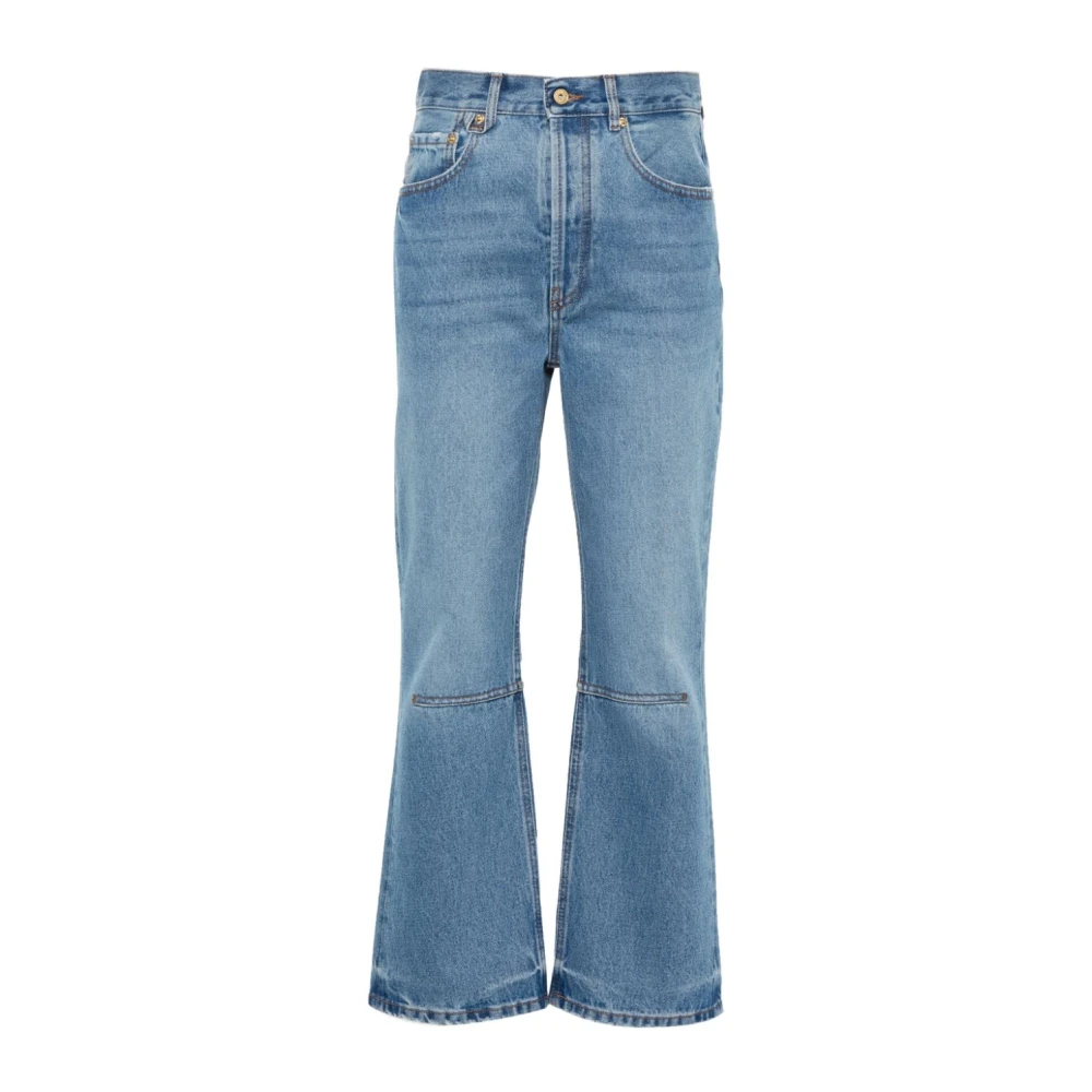 Jacquemus Flared Jeans Blue Dames