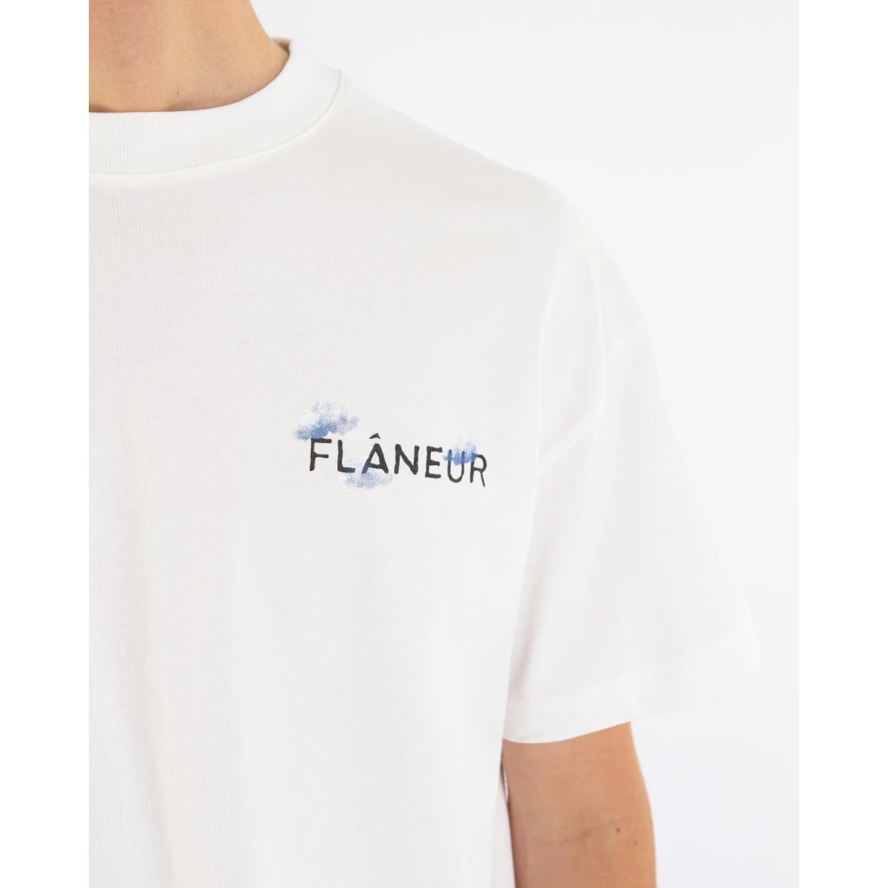 Flâneur Aéronautique White T-Shirt White Heren