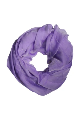 Lyxig Lila Silke Wrap Sjal Halsduk