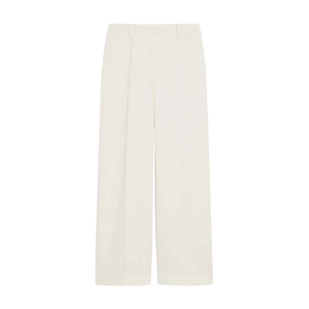 Max Mara Weekend Elegante Palazzo Broek Beige Dames
