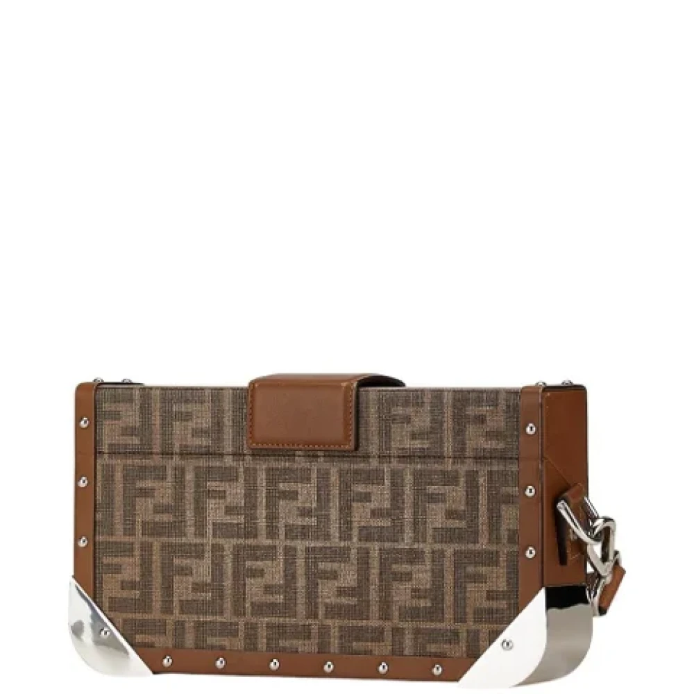 Fendi Vintage Pre-owned Leather fendi-bags Brown Dames
