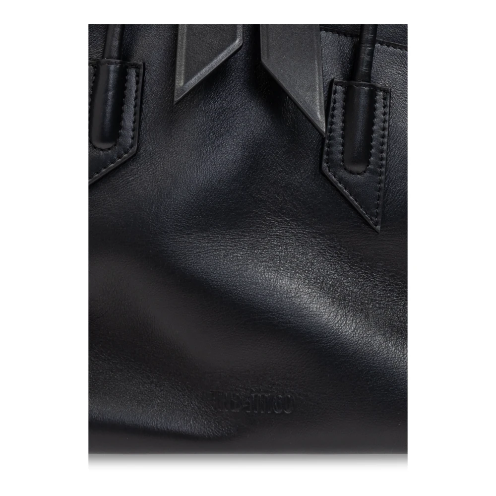 The Attico La Passeggiata shopper tas Black Dames