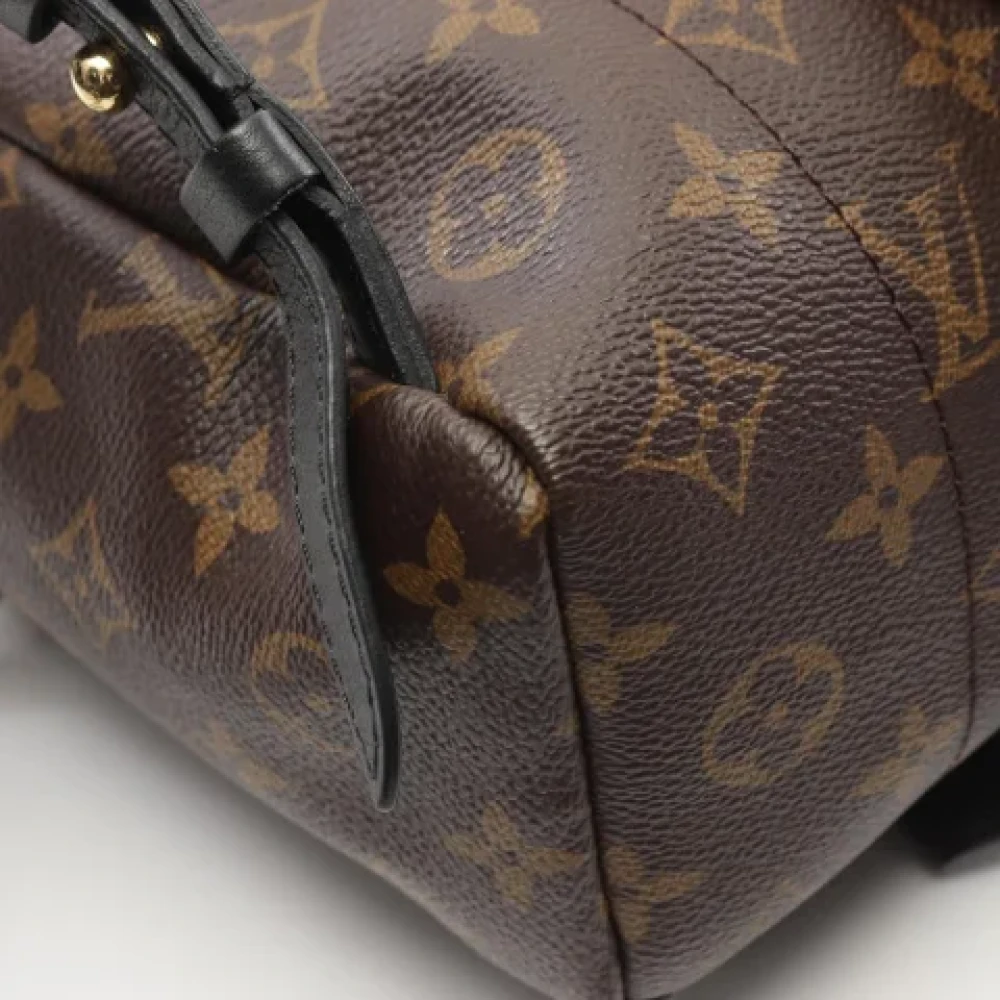 Louis Vuitton Vintage Pre-owned Canvas backpacks Brown Dames