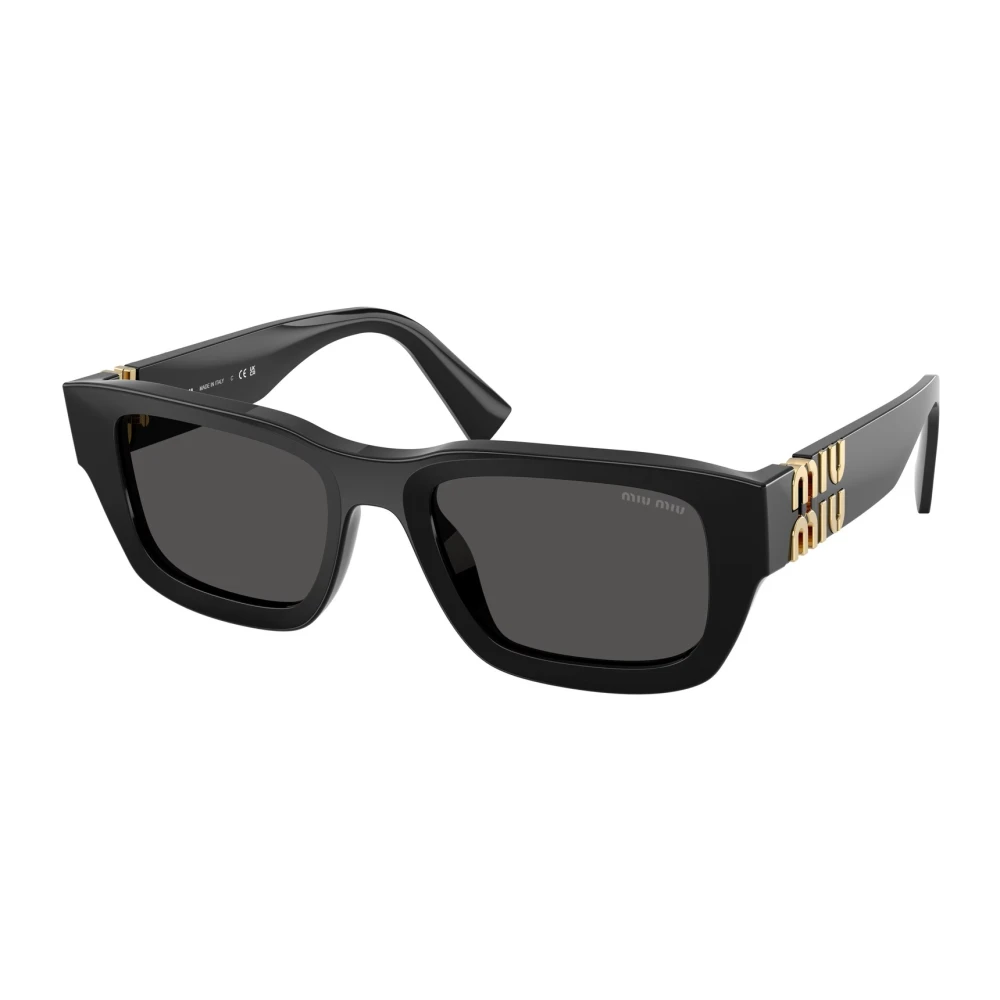Miu Miu Woman Sunglass MU C04S - Frame color: Black, Lens color: Dark Grey - Image 3
