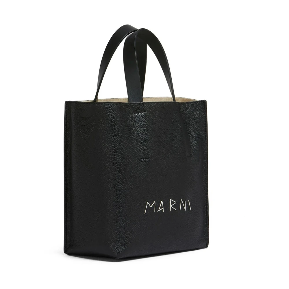 Marni Zachte Mini Tas met Afneembare Band Black Dames