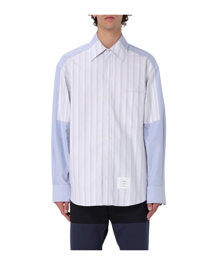 chemise-a-rayures-multicolores-en-popeline