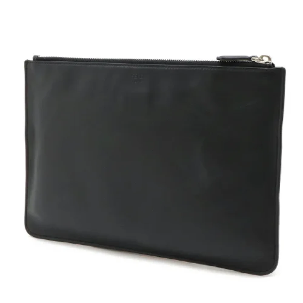 Fendi Vintage Pre-owned Leather fendi-bags Black Dames