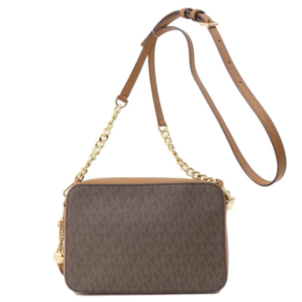 Michael Kors Pre-owned Plastic shoulder-bags Brown Dames