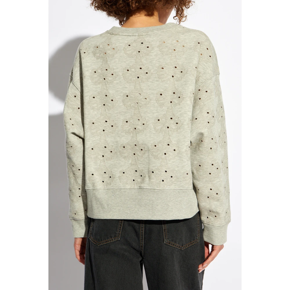 Munthe Sweatshirt met uitsparingen Gray Dames