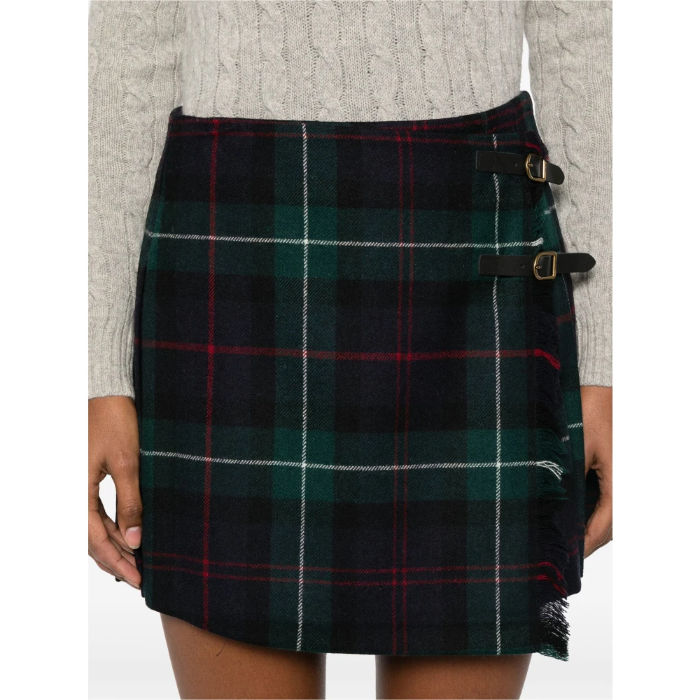 Polo Ralph Lauren Tartan Mini Rok Multicolor Dames