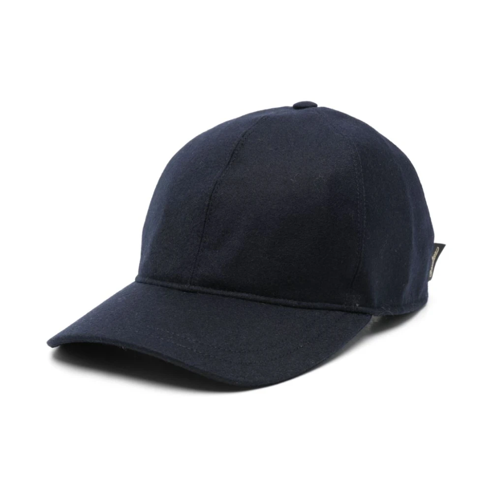 Borsalino Blauwe Hoeden met gebogen klep Blue Dames