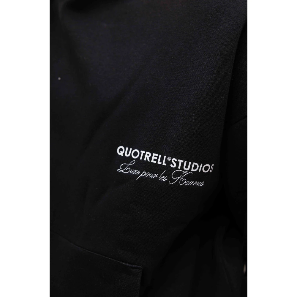 Quotrell Zwart Heren Trainingspak Hoodie Lange Mouw Black Heren