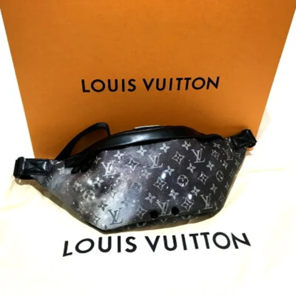 Louis Vuitton Vintage Pre-owned Cotton louis-vuitton-bags Black Dames