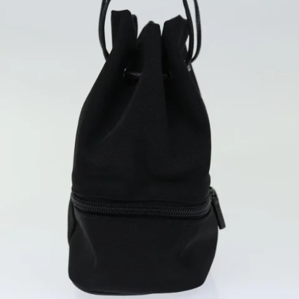 Gucci Vintage Pre-owned Canvas pouches Black Dames