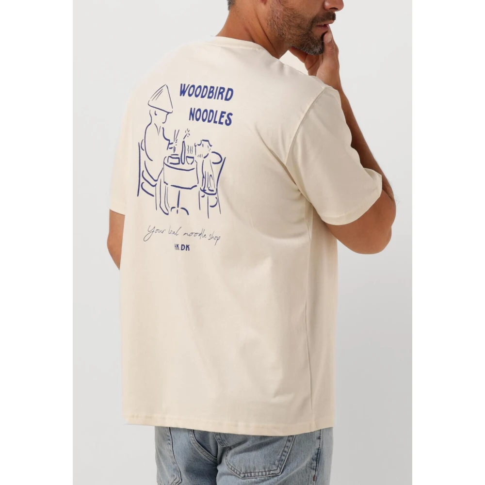 Woodbird Heren Noodle Tee Beige Heren