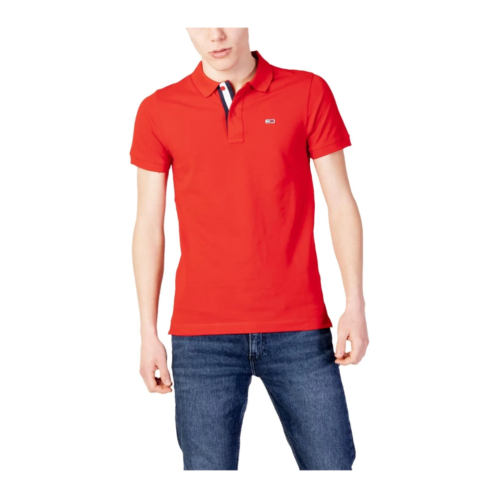 Tommy Hilfiger Uomo Rosso - Polo Top - Tops - S - Immagine 3
