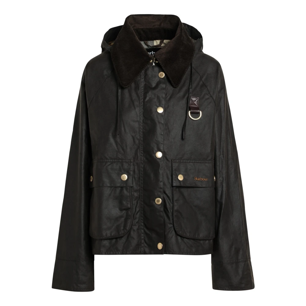 Barbour Gewatteerde jas Green Dames